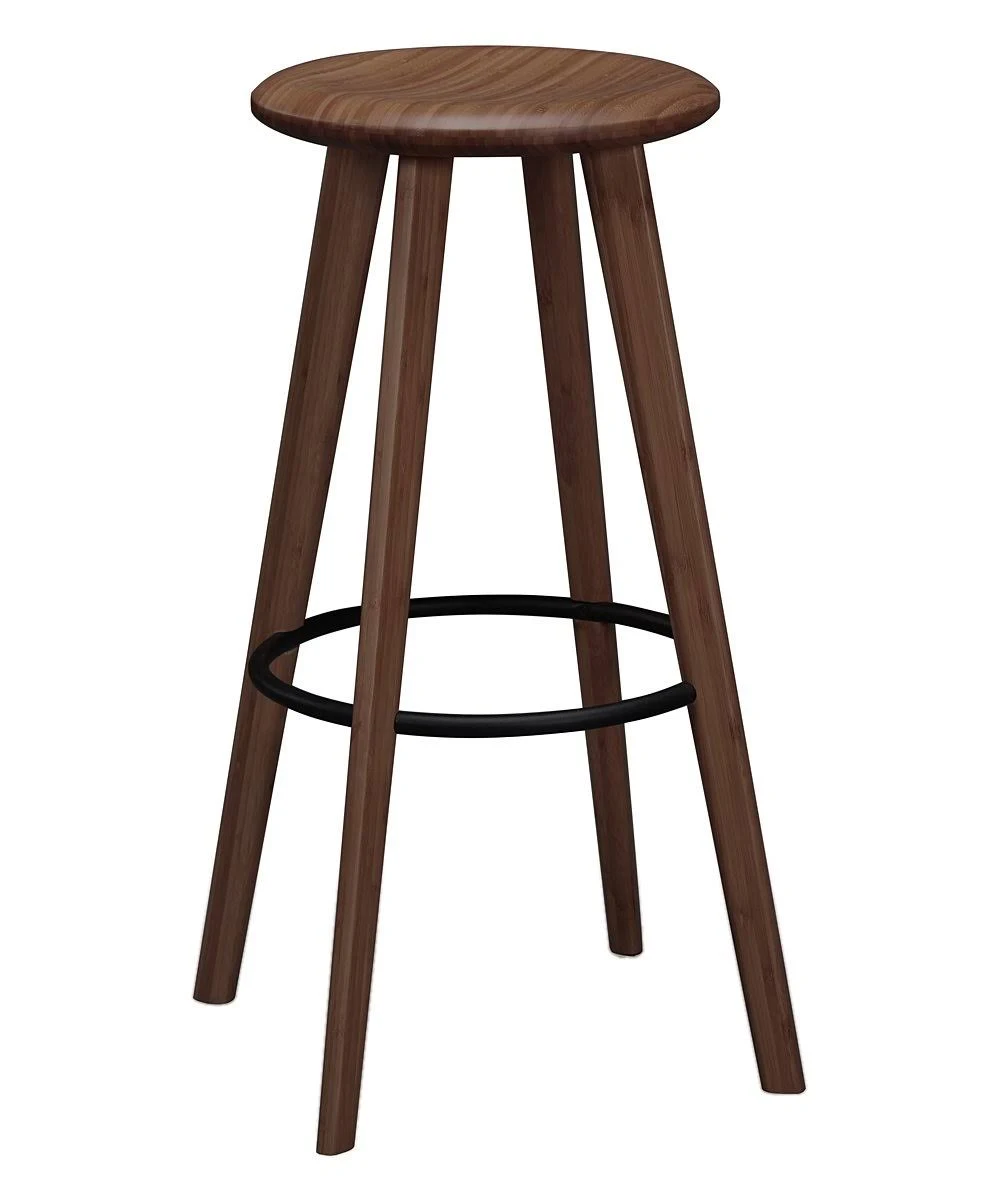 Greenington Mimosa 30x22 Bar Height Stool - Set of 2, Black Walnut