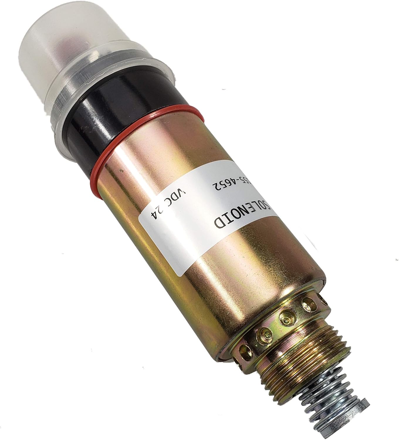 Fuel Shutdown Stop Solenoid 155-4652 8C-3663 125-5772 155-4651 Compatible With Caterpillar Caterpillar Excavator E320B E325B E325C E325CL 24VDC Pack of 2