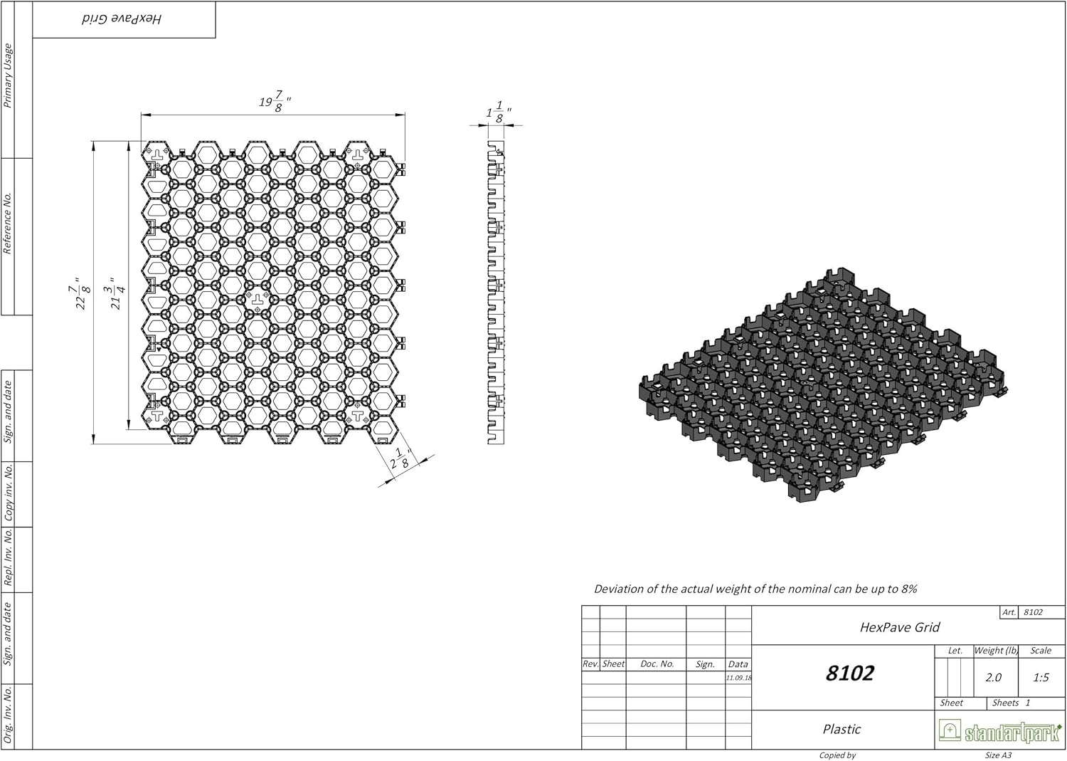 Standartpark - HEXpave Grid - 1