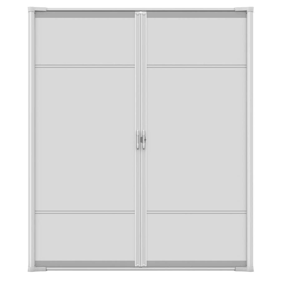 Larson Brisa 72-in x 80-in White Aluminum Frame Retractable Screen Door | 77220371