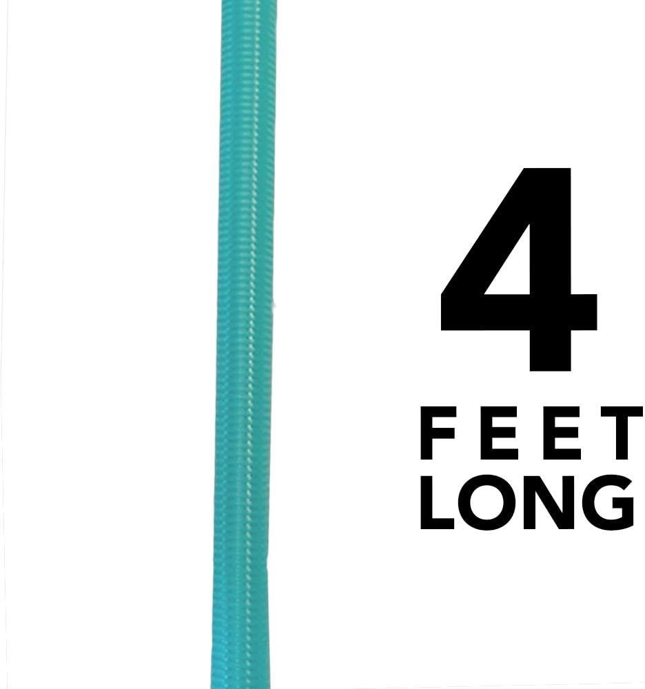 Puri Tech 12 Pack Universal Pool Cleaner Suction Hose 48 Inches Long Aqua Color for Kreepy Krauly, Baracuda G3/G4, Navigator, & More Universal Fit 4' Feet Long Pack of 2