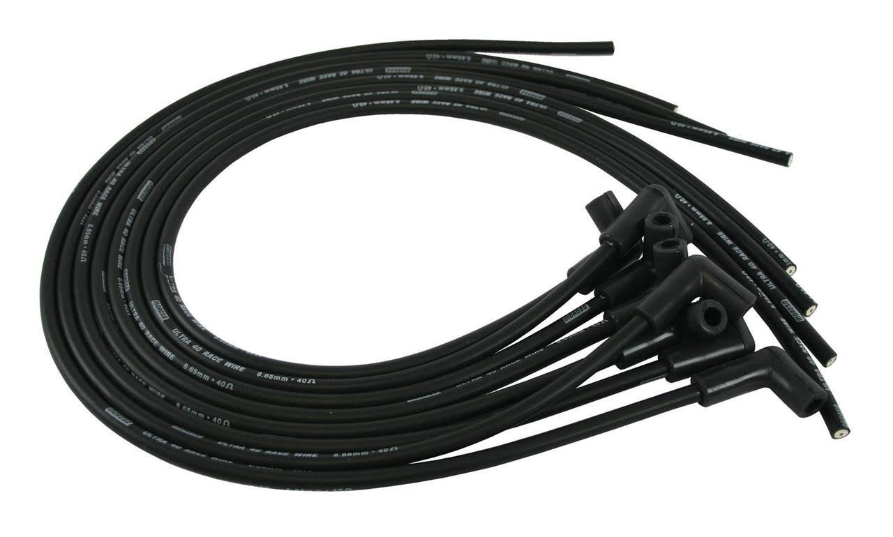 Moroso 73820 Ultra 40 Black Plug Wire Set