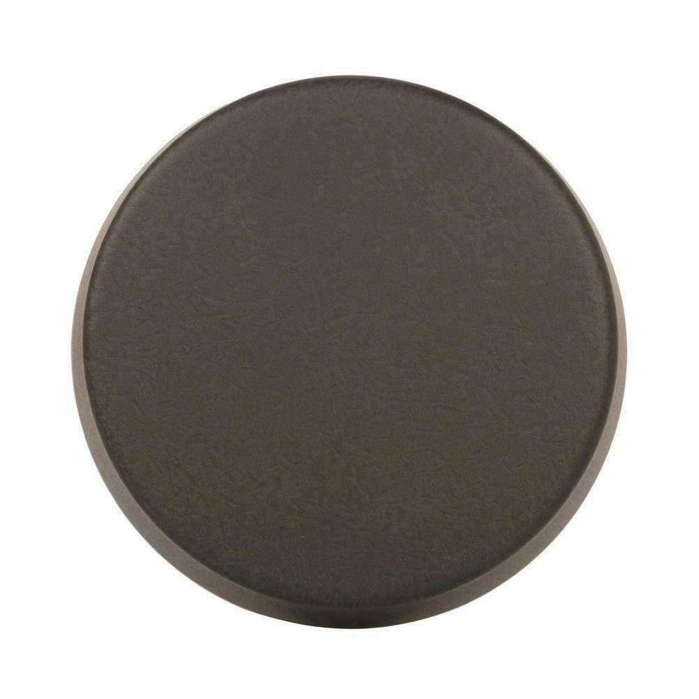 Amerock Blackrock 1-5/16 in. Dia (33 mm) Black Bronze Cabinet Knob (25-Pack)