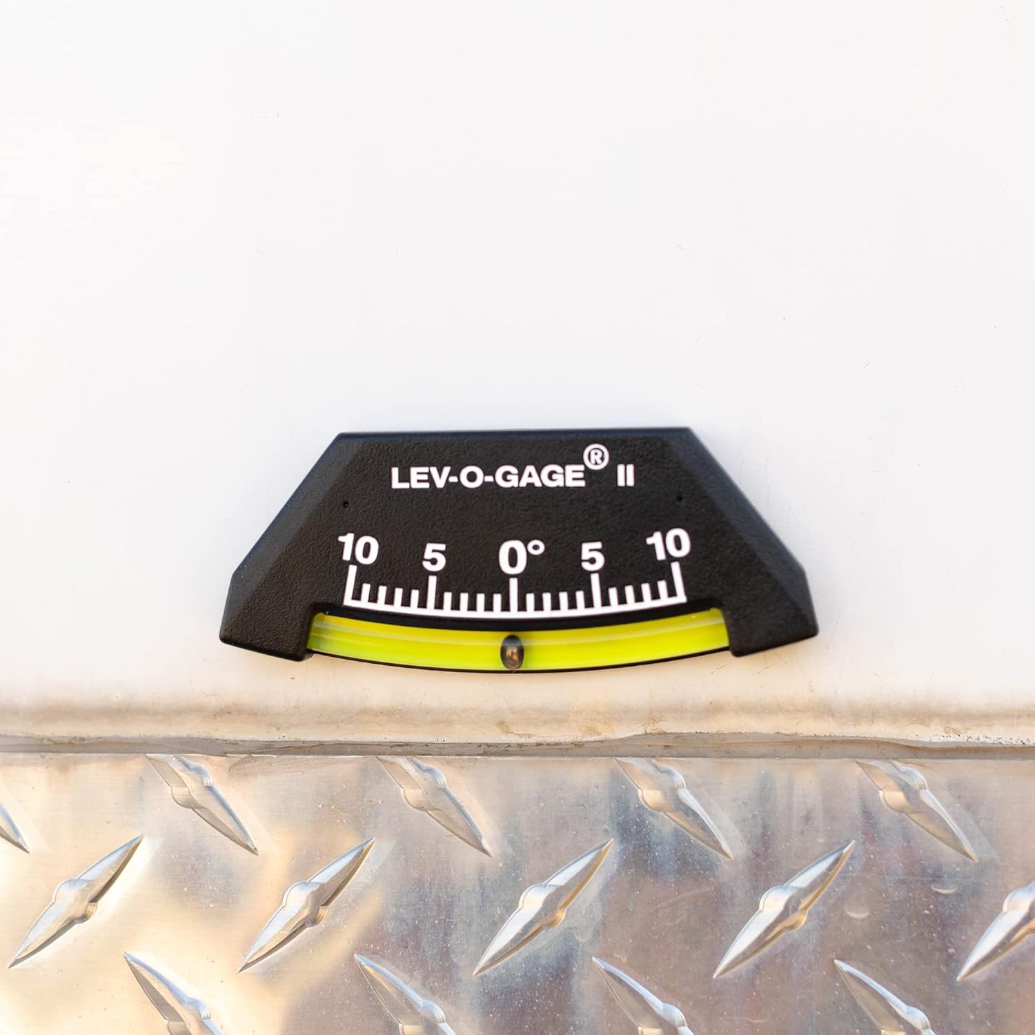 Sun Company 306-R Lev-o-gage II Inclinometer and Tilt Gauge - Pack of 2 Levels | Leveling Gauges for RV, Camper, or Trailer