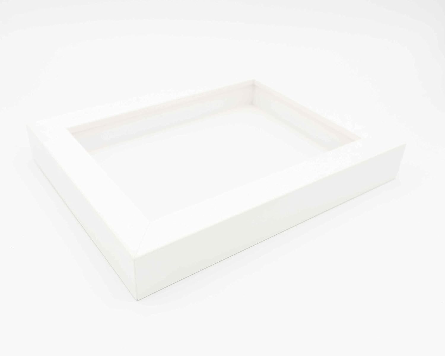 Shadowbox Gallery Wood Frames - Solid White, 18 X 18 Pack of 2