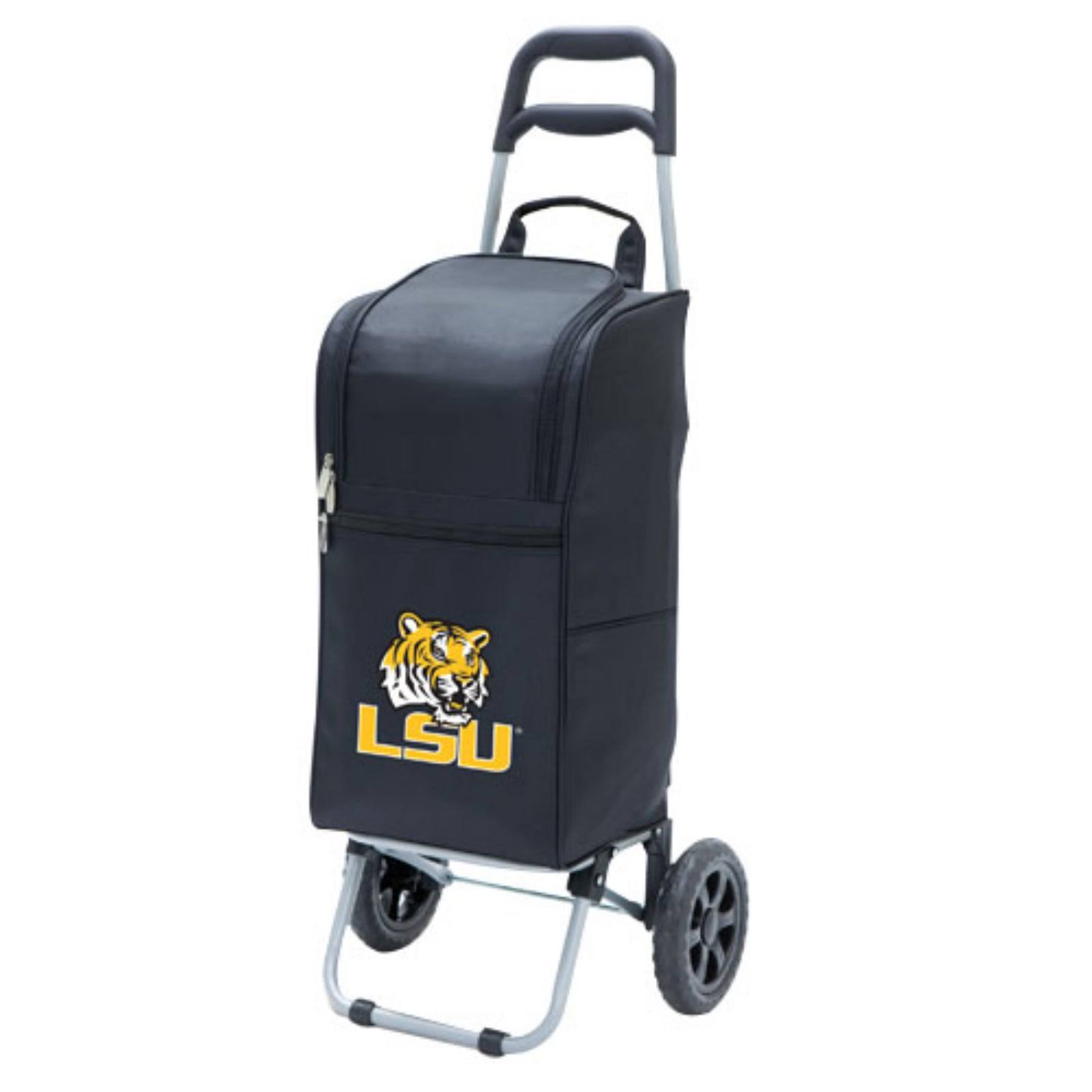 Picnic Time LSU Tigers Cart Cooler, Black