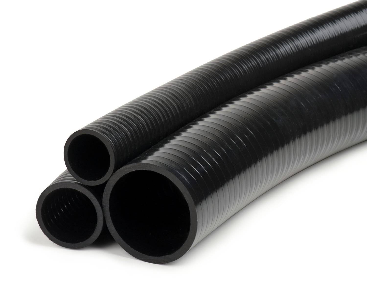 Atlantic Water Gardens FH350 PVC Black Flex Pipe 3 inch x 50 Feet