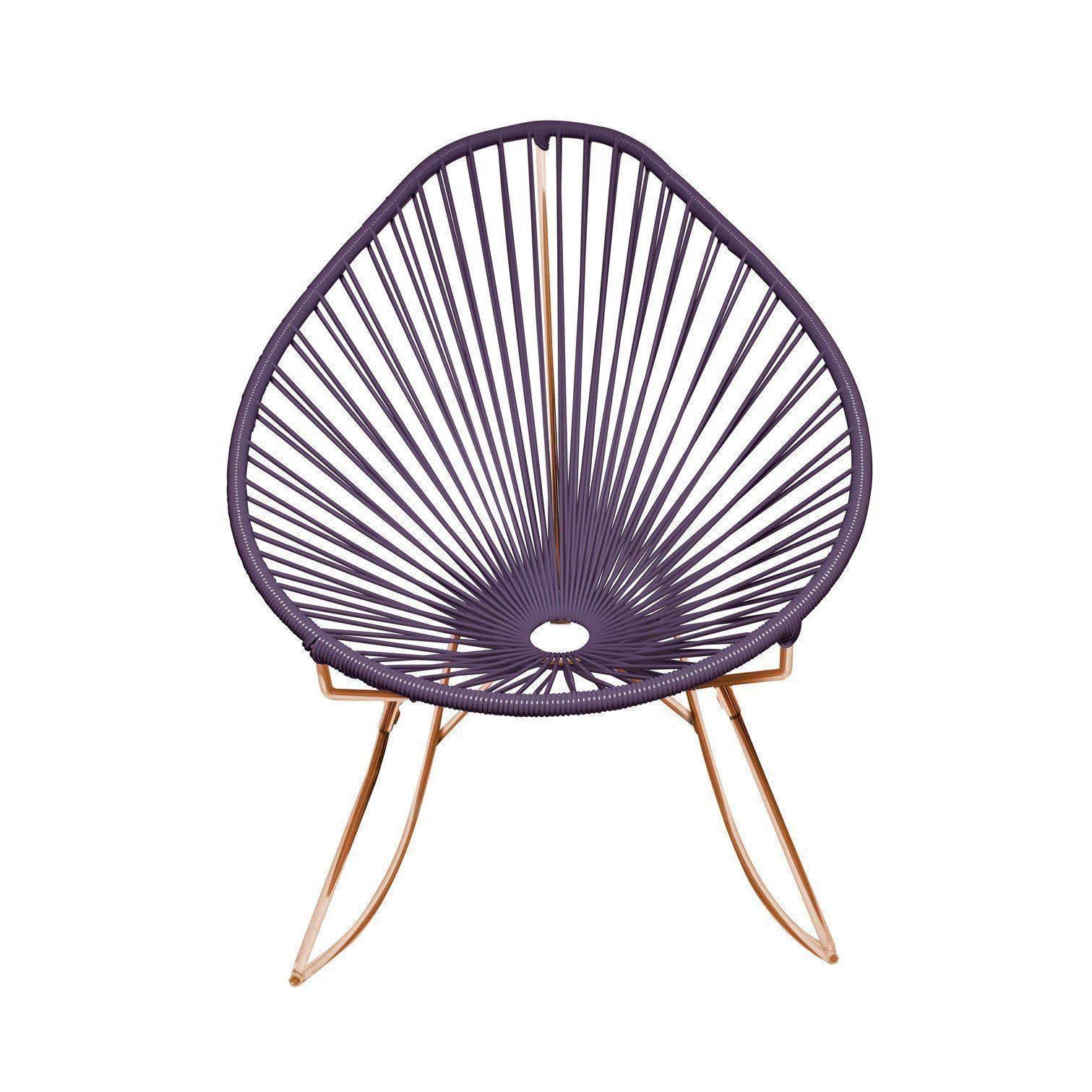 Innit Designs Acapulco Rocker Chair | Copper/Grey