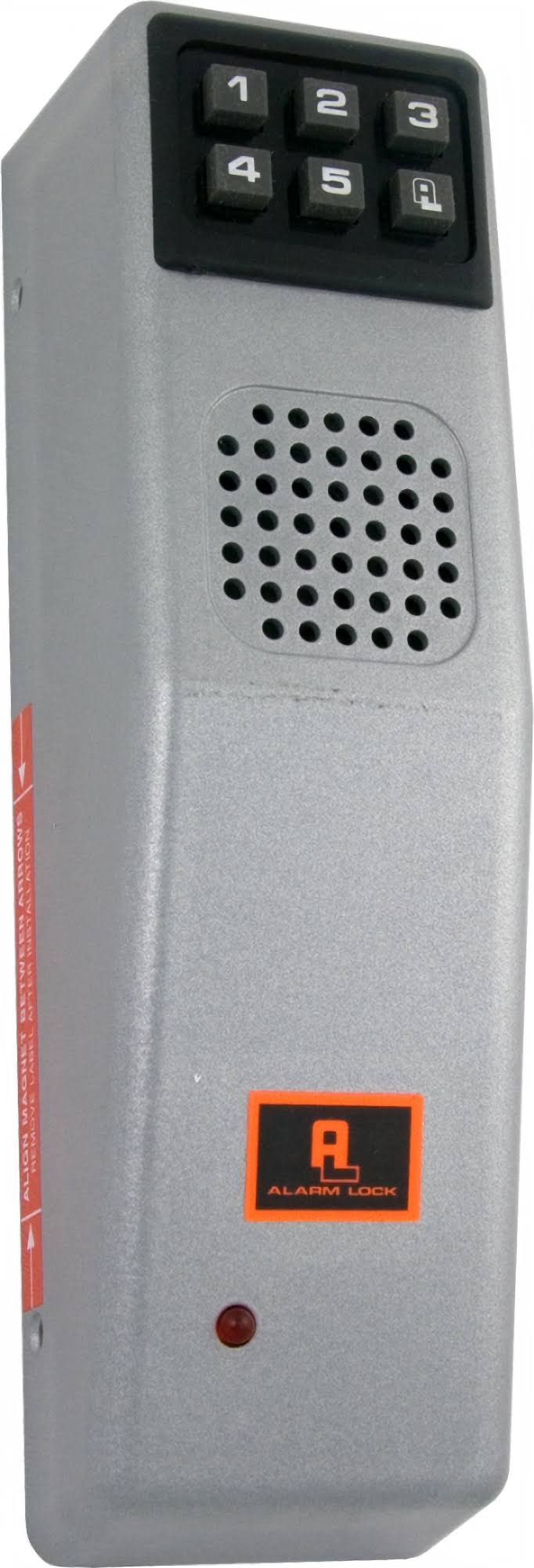 Alarm Lock PG30 Pilfergard 95 Decibel Dual Piezo Siren Surface Mount Keypad-Controlled, Silver