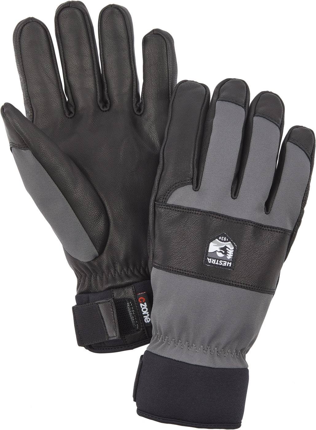 Hestra Vernum Spring Glove Unisex Grey/Black 8