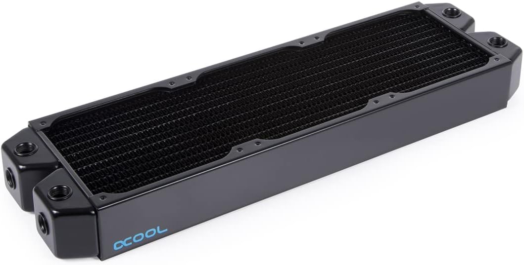 Alphacool NexXxoS XT45 Full Copper Dual-Flow Radiator 360, 120mm x 3, Black