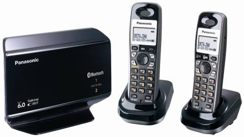 Panasonic KX-TH1212B Expandable Cordless Phone with Handset - Black