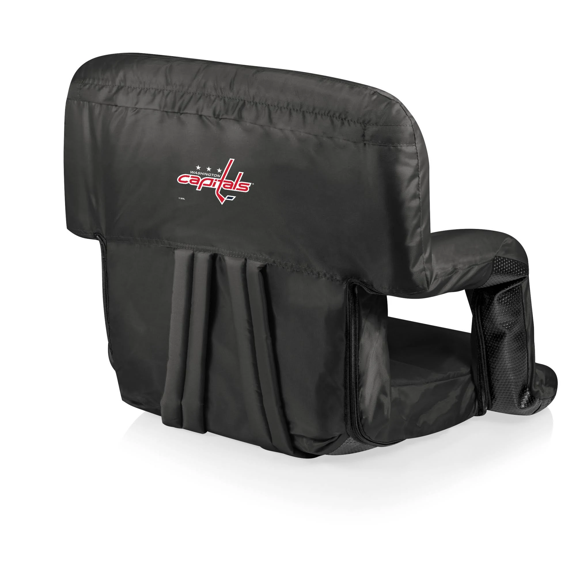 Black Washington Capitals Ventura Portable Reclining Stadium Seat
