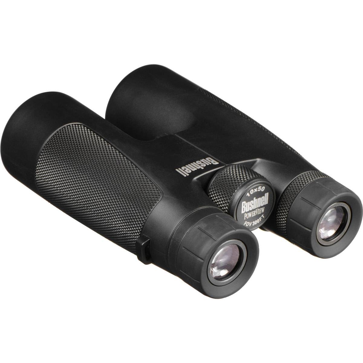 Bushnell Powerview 10x50mm Binoculars (Black, Roof Prism)
