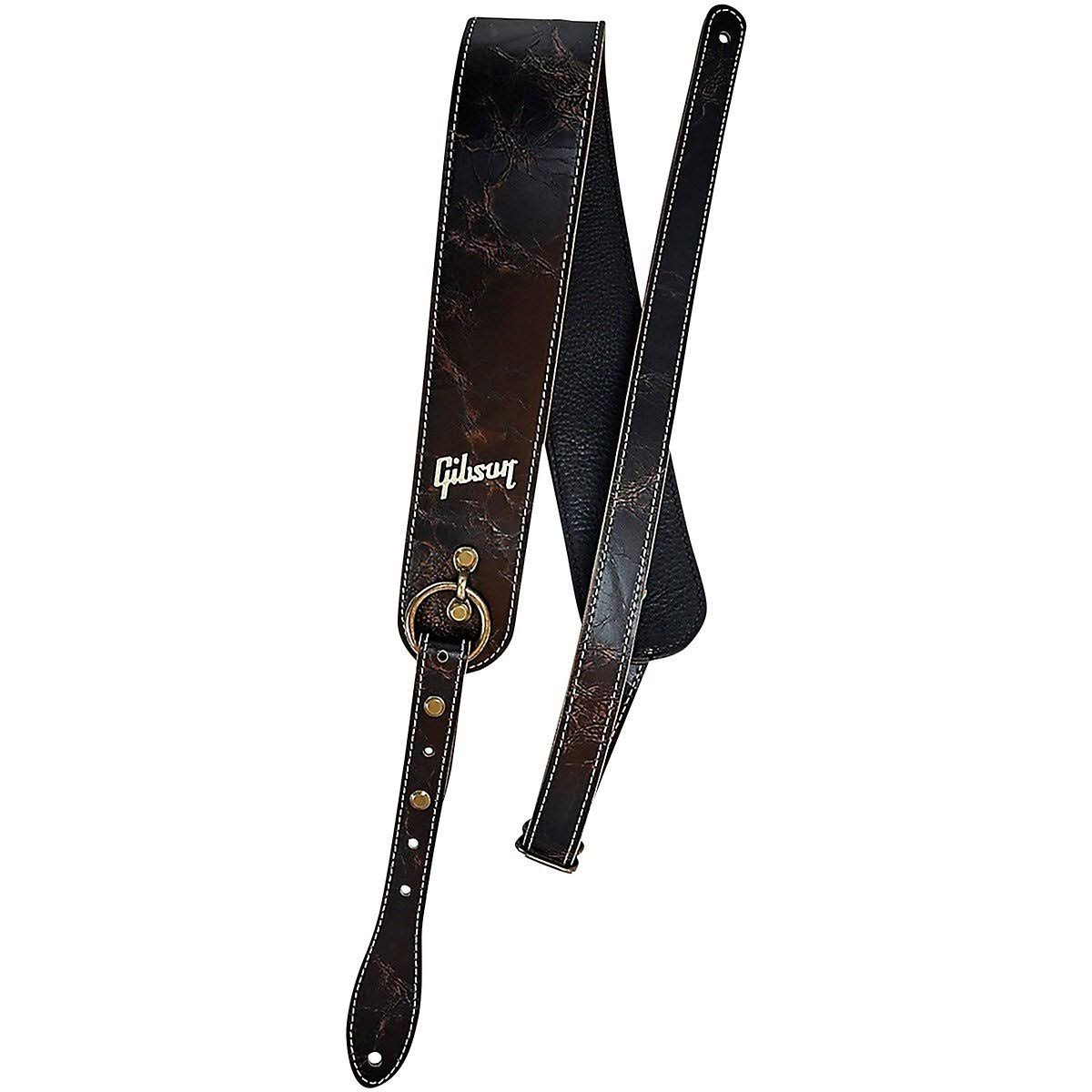 Gibson The Vintage Saddle Guitar Strap - Black