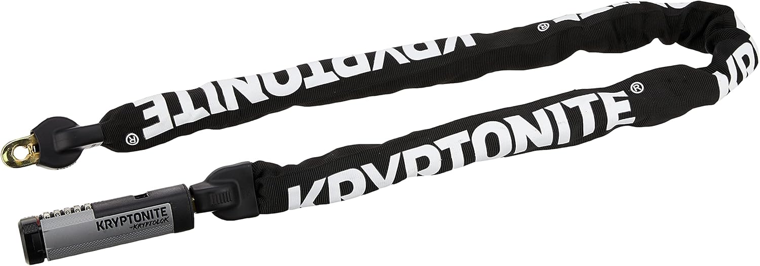Kryptonite Kryptolok 912 9.5mm Combo Chain Bicycle Lock , Black Pack of 2