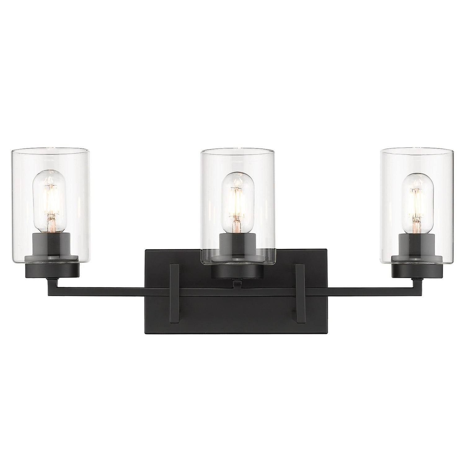 Golden Tribeca 3 Light Bath Vanity 6070 Ba3 Blk AB (Black)