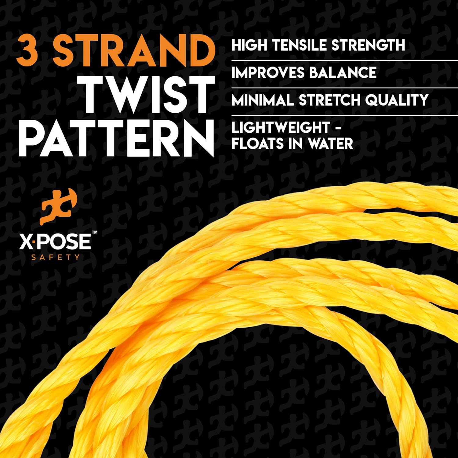1200 ft Twisted Polypropylene Rope - 1/4