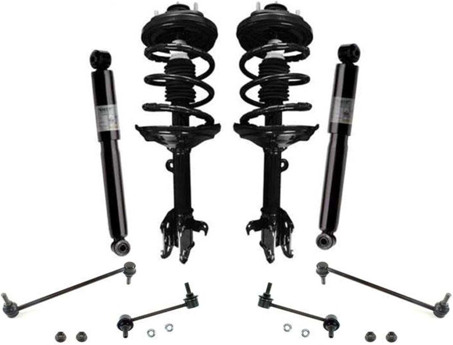 Front Complete Strut Assembly & Rear Shocks Sway Bar Fits For Acura MDX 2003-2005