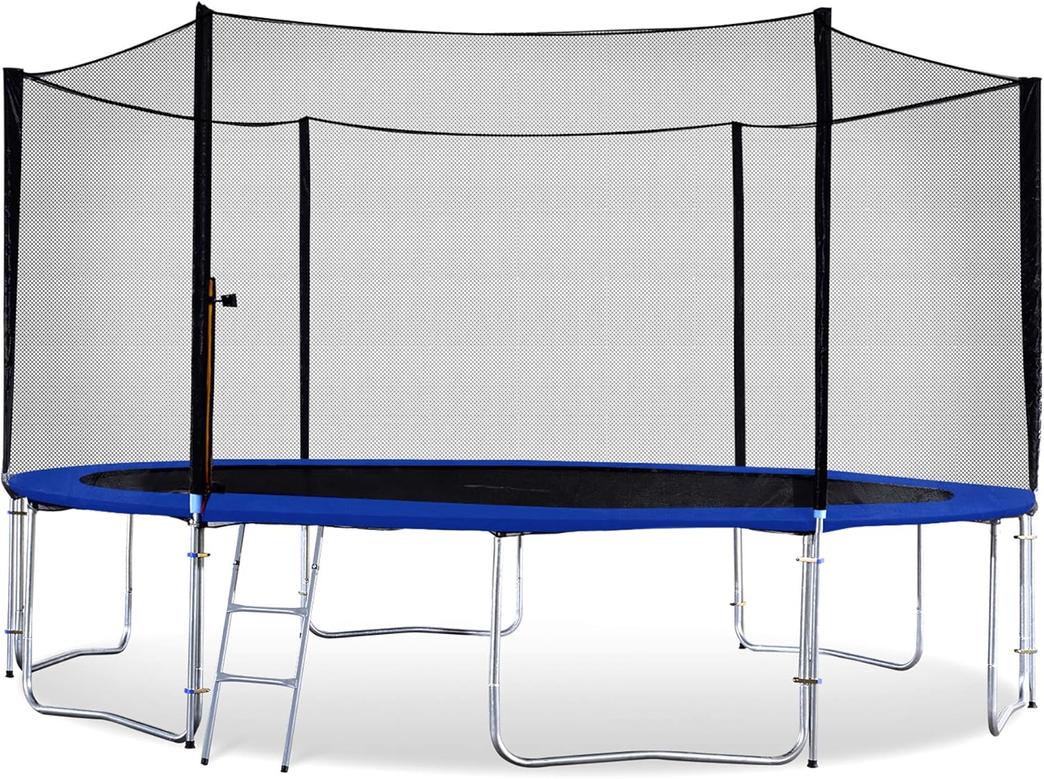 Exacme Outdoor Trampoline with Enclosure Ladder for Kids, Heavy Duty High Weight Limit Backyard Trampoline, 14 15 Foot