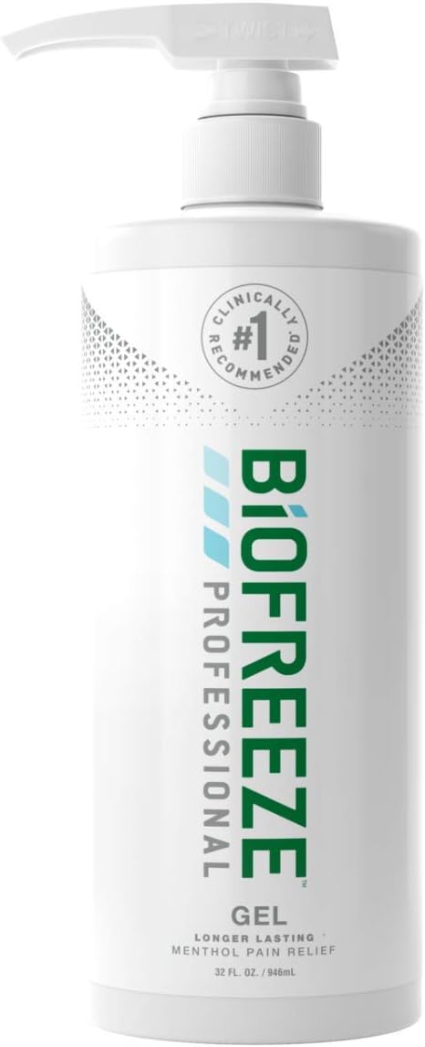 Biofreeze Professional Pain Relief Gel, 32 oz. Pump, Green Pack of 2