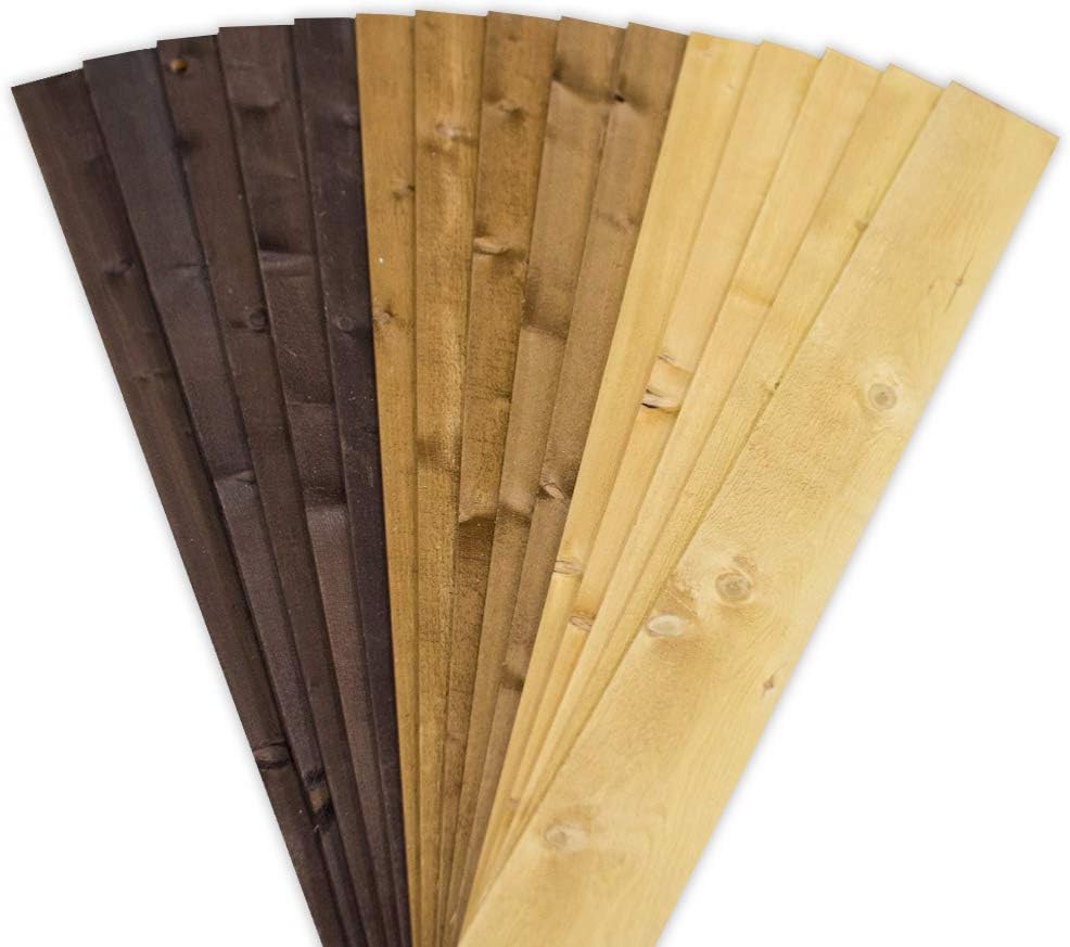 Coeur d Alene Accent Wall in a Box - Gray Rustic Boards - 25 Sq Ft