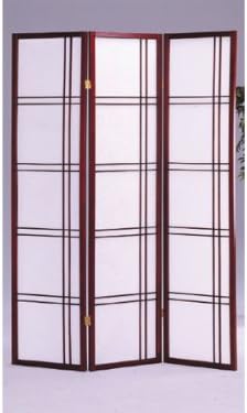 SQF Double Cross Room Divider 3 to 10 Panel (Black, 5)