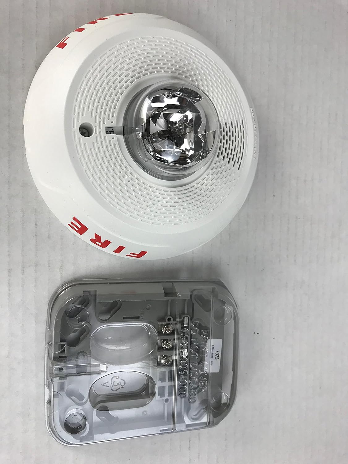 System Sensor PC2WL 2 Wire Horn Strobe Ceiling MT, White Pack of 2