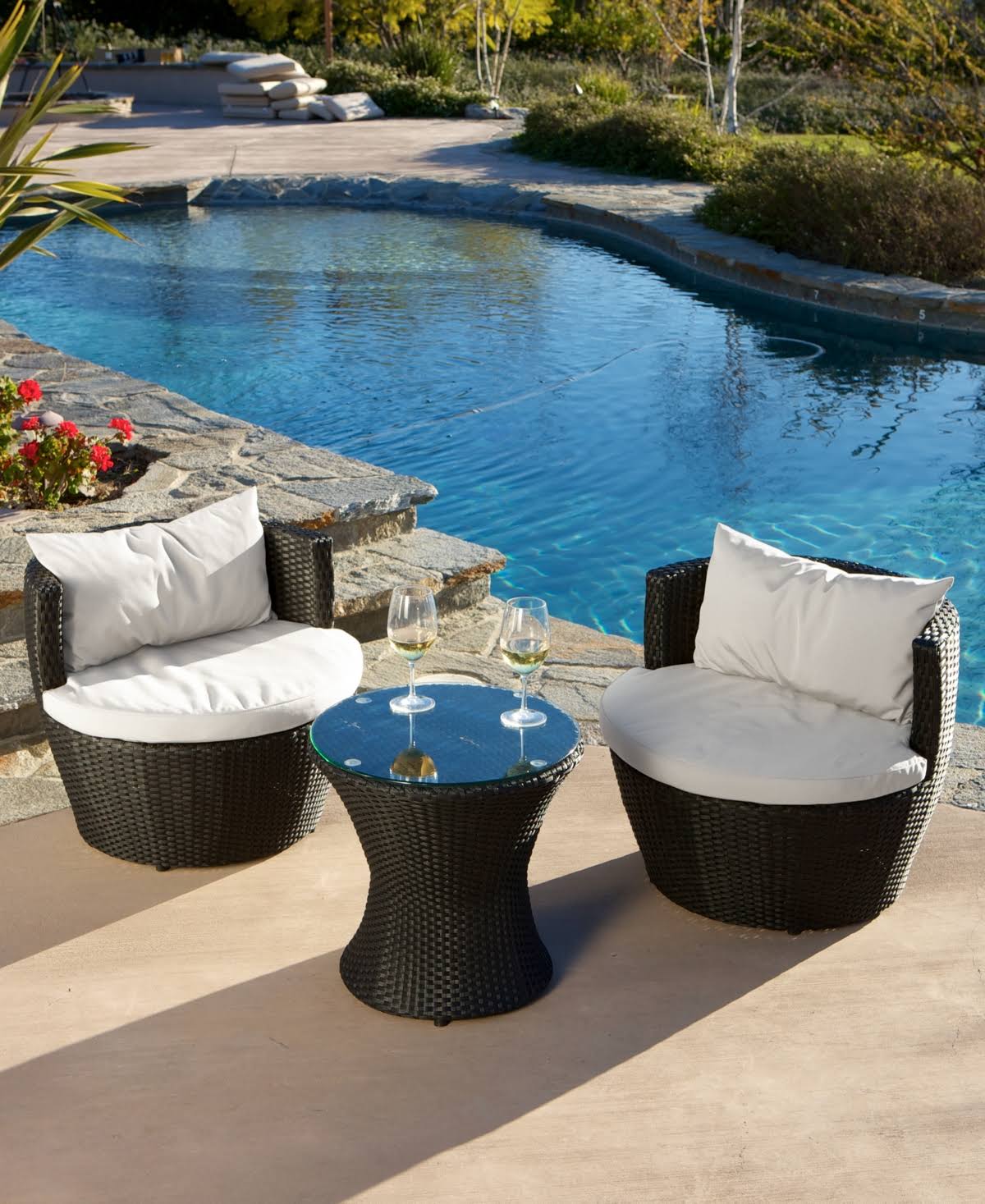 Wilden 3-Pc. Chat Set, Quick Ship - Black