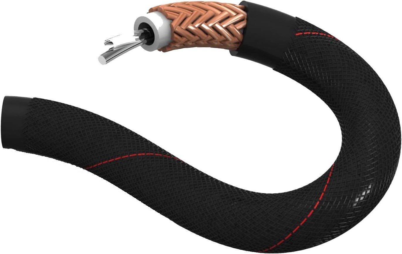 Better Cables Silver Serpent AIR Digital Coax Cable - 10 Feet - High-End, High-Performance, Silver/Copper Hybrid, Low-Capacitance, Premium Coaxial Cable (RCA Cable)