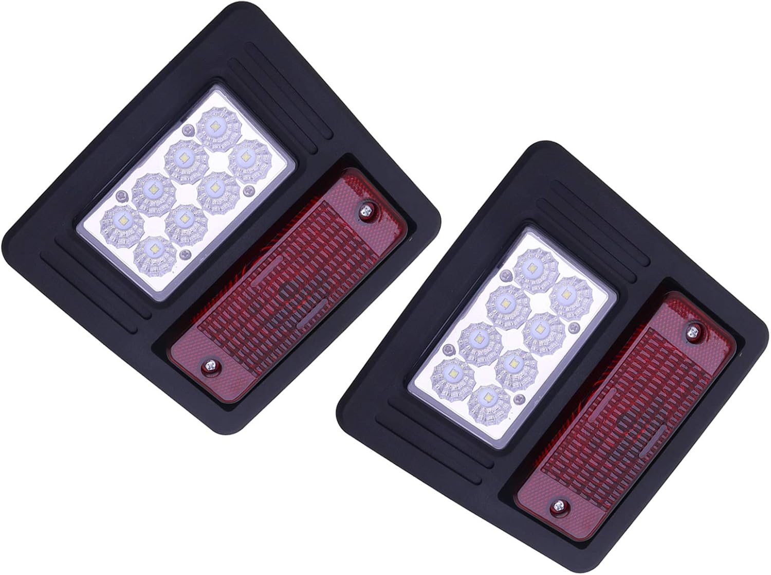 HVACSTAR 2PCS LED Tail Light 6670284 for Bobcat 553 751 753 763 773 863 864 873 883 963 A220 A300 A770 S100 S130 S150 S160 S175 S185 S205 S220 S250 S300 S330 T110 T140 T180 T190 T200 T250 T300 T320