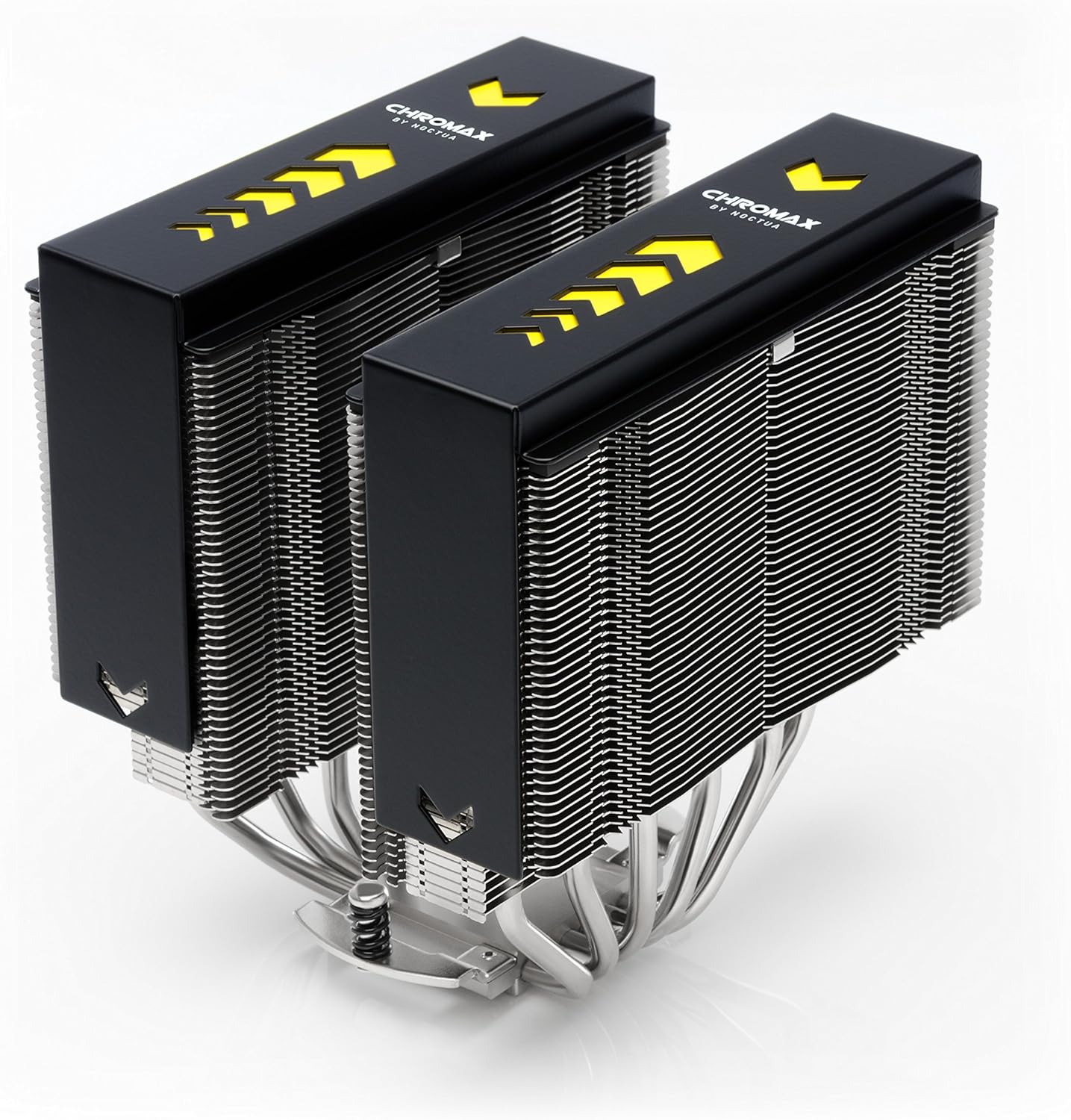 Noctua NH-D15 SE-AM4 CPU Cooler with NA-HC3 chromax.Black.swap Heatsink Covers