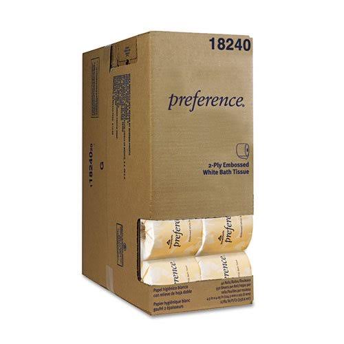 Georgia Pacific Professional Embossed Bath Tissue, Dispenser Box, 550 Sheets/Roll - Includes 40 Rolls.
