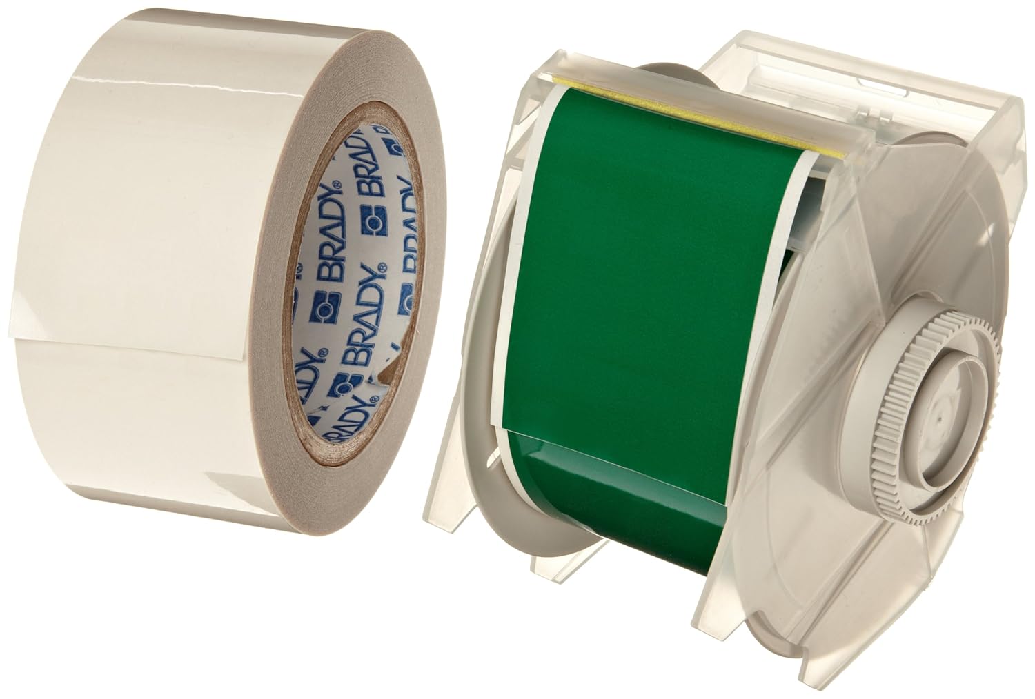 Brady ToughStripe Nonabrasive Floor Marking Tape with Overlaminate, 100' Length, 2-1/4