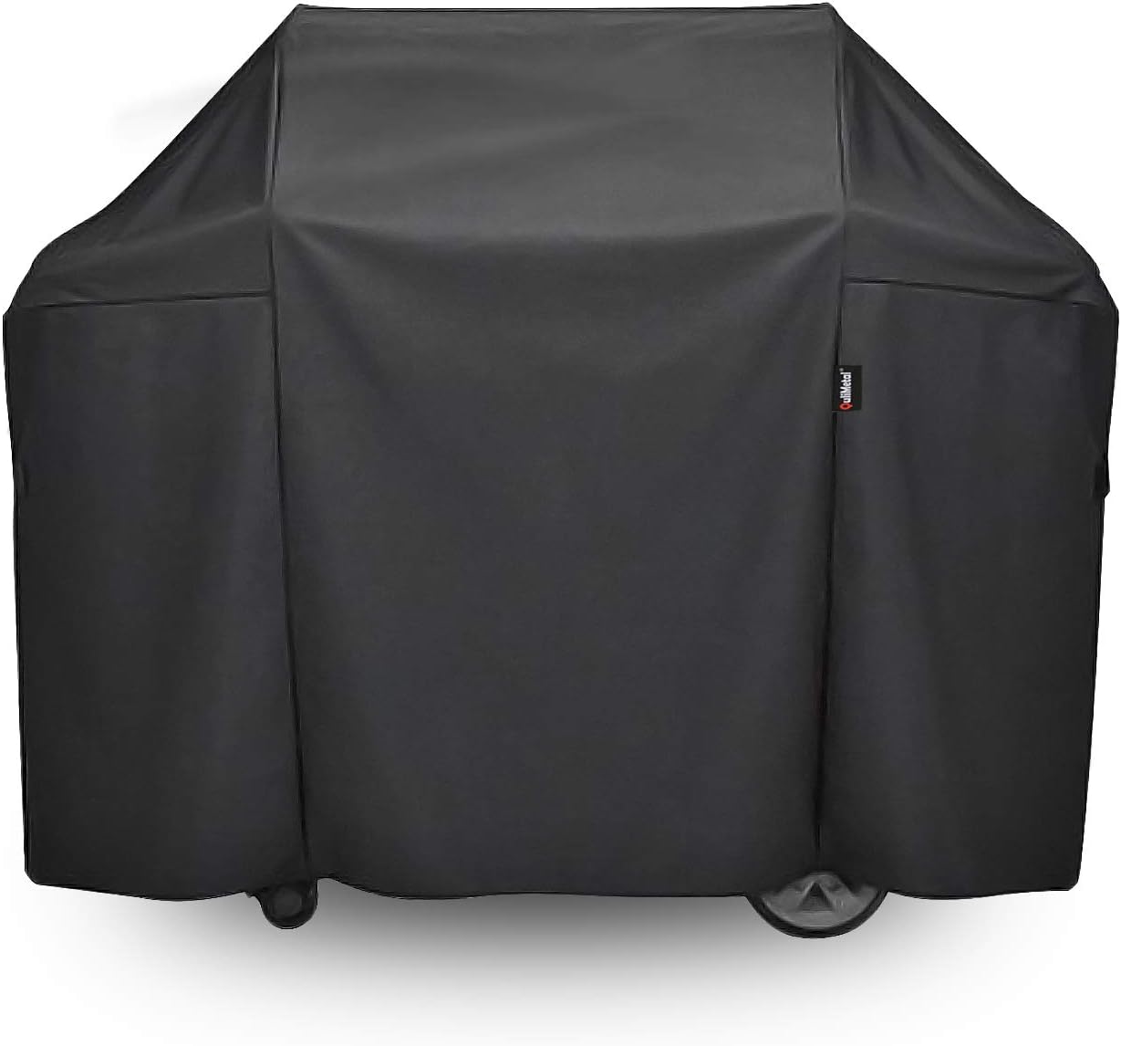 QuliMetal 58 Inch Grill Cover for Weber Genesis, Char Broil, Nexgrill, Dyna-Glo, Monument Grills, Brinkmann Gas Grills, Heavy Duty, 600D Pack of 2