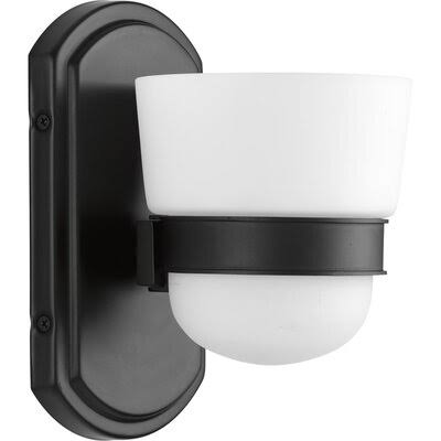 Mccusker 1-Light Dimmable Vanity Light Ebern Designs Finish: Black