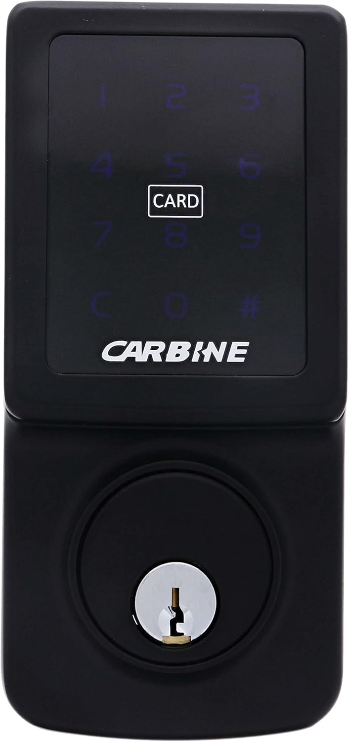 CEL3in1 Electronic Deadbolt (Matte Black)