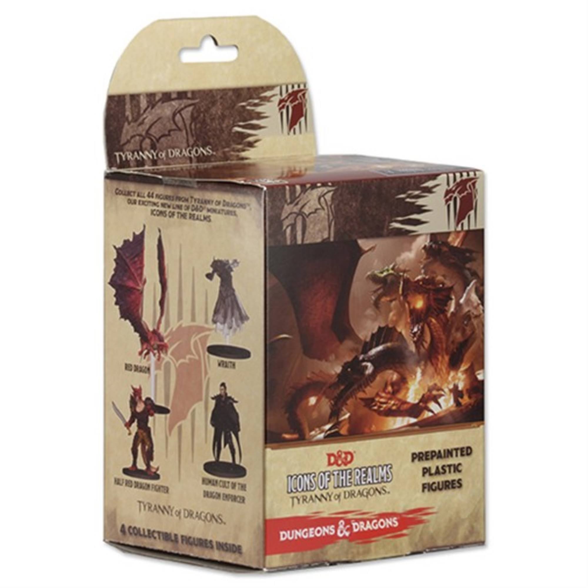 Dungeons u0026 Dragons Icons of The Realms: Tyranny of Dragons Booster Pack (Brick - 8 Packs) Miniatures Figures