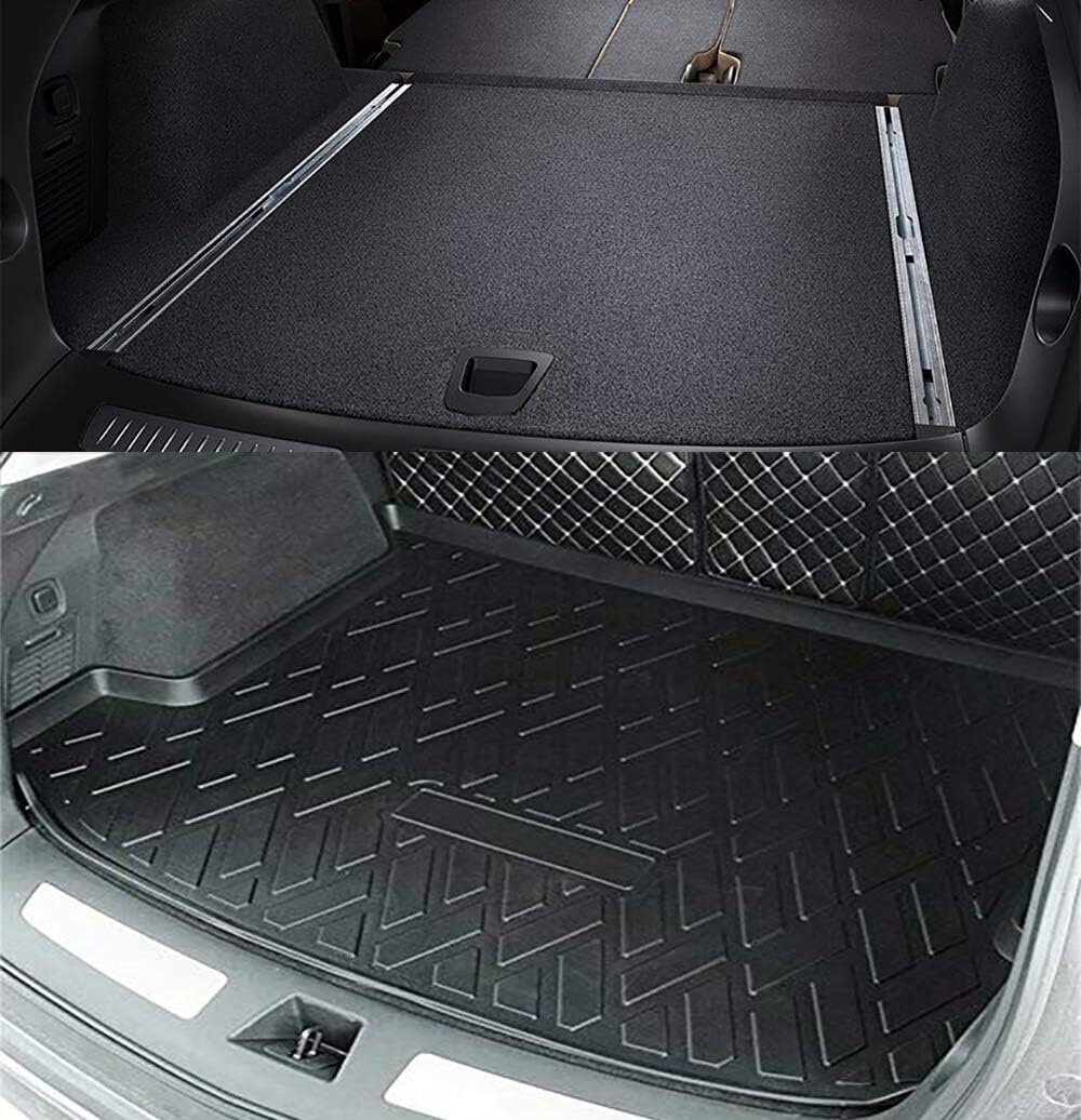 kaungka Cargo Liner Rear Cargo Tray Trunk Floor Mat Waterproof Protector for 2017-2020 Cadillac XT5