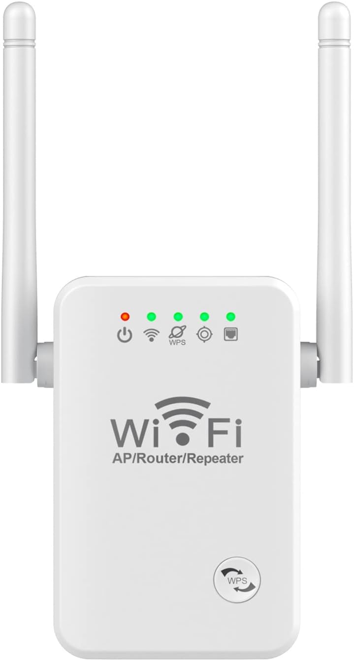 WiFi Extender ,WiFi Booster, WiFi Repeater - Coverage up to 2640sq.ft and 25 Devices , WiFi Range Extender Internet Booster ,Home Wireless Signal Booster,Easy 1-Tap Setup Pack of 2