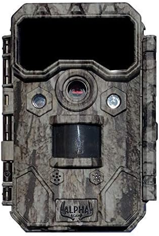 Alpha Cam Hunting Trail Camera 24MP 1080p 30fps IP67 Waterproof Scouting Cam with Ultra Fast Trigger Speed and Recovery Rate 2.4