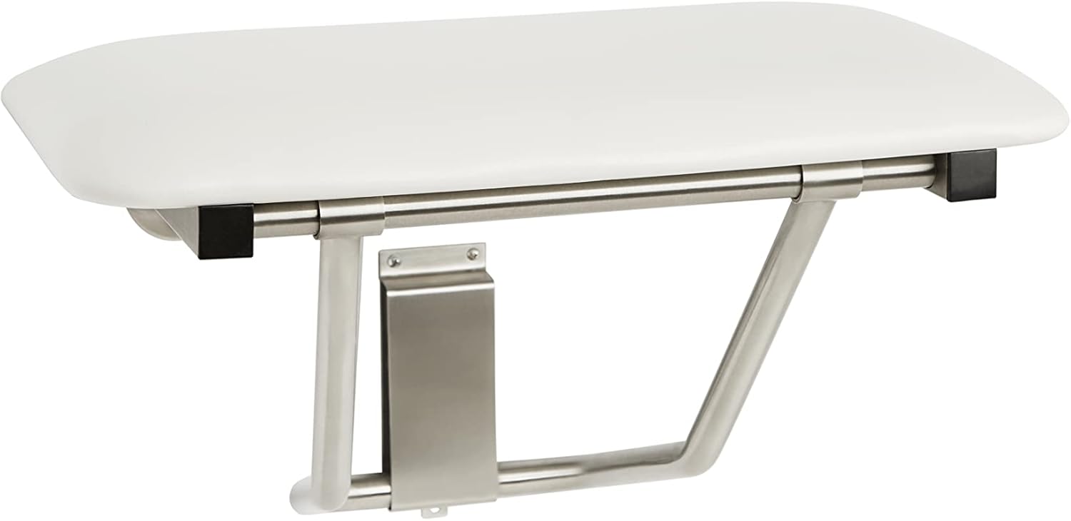 Seachrome SSB-240150-NW Shower Bench Seat, 24 in, White