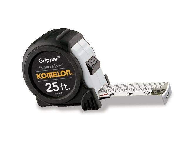 Komelon USA SM5425 25& x 1x22 White Speed Mark Tape Measure 4-Pack