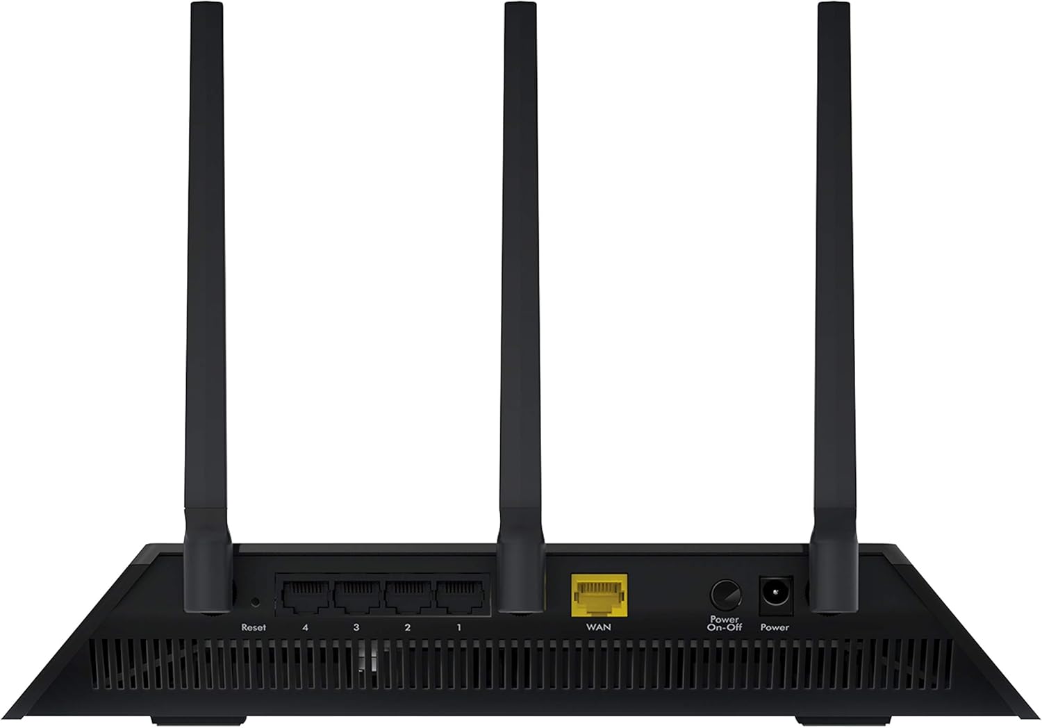 NETGEAR Nighthawk R7350 AC2400 Router: Fast Beamforming Wi-Fi for Gaming, 4K UHD Streaming. 2400Mbps, 2500 Sq Ft, QoS, Dual Core, 2.4 + 5GHz, 5 x GIGABIT + USB 3.0 Port, Smart WiFi Router R7350-NAS