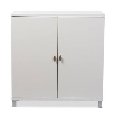 Spicer Metal 2 - Door Accent Cabinet Ebern Designs Color: White
