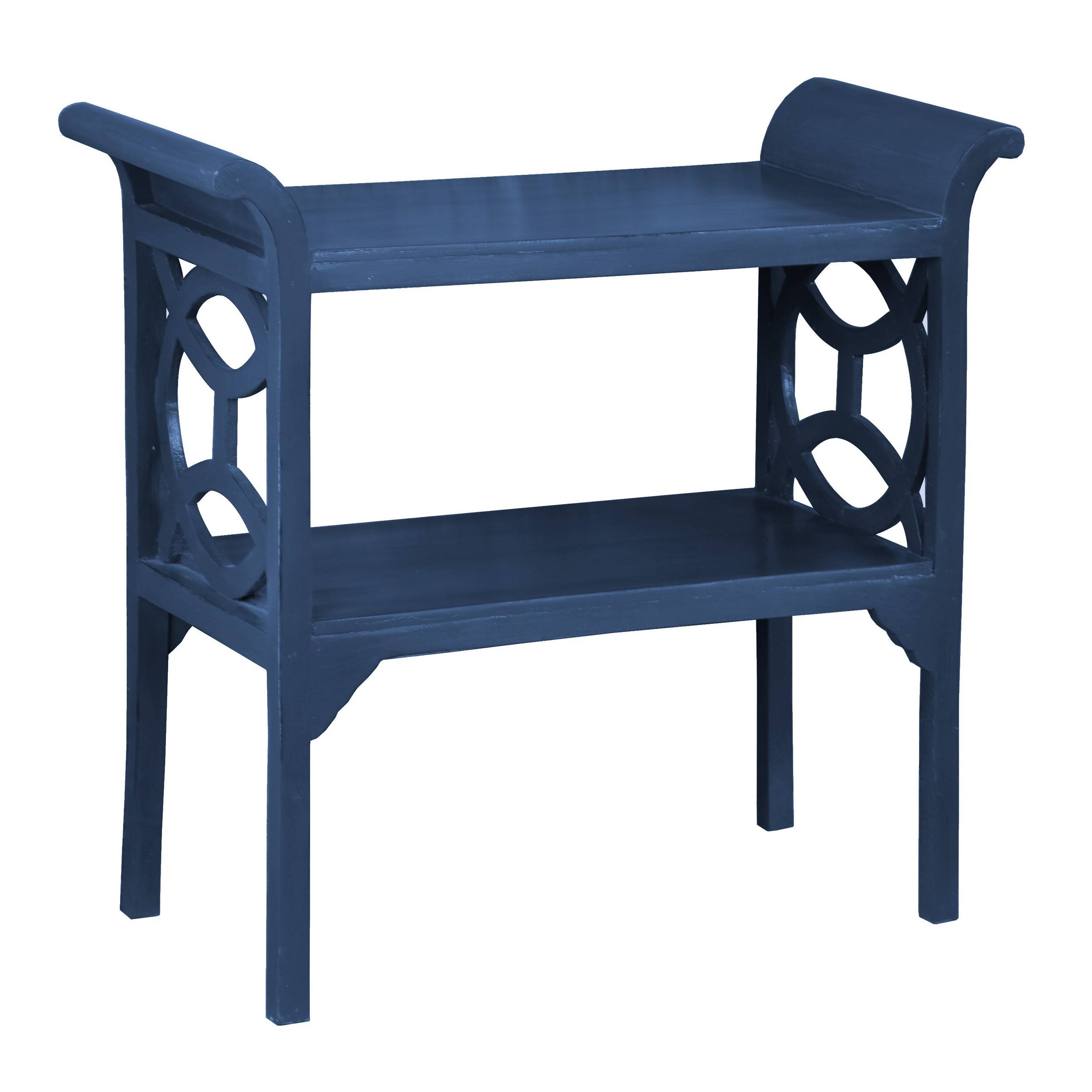 Sunset Trading CC-TAB1033LD-SD Cottage Blue Accent Table u0026 Console - Blue