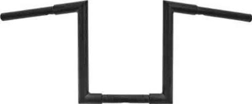 Harddrive 1-1 4 in Fat-z Black Handlebars 12 Height for Harley-Davidson 19