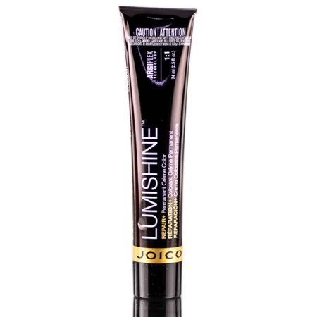 Joico Lumishine Permanent Creme Color - 6rrc Red Red Copper Dark Blonde - Pack of 3 with Sleek Comb