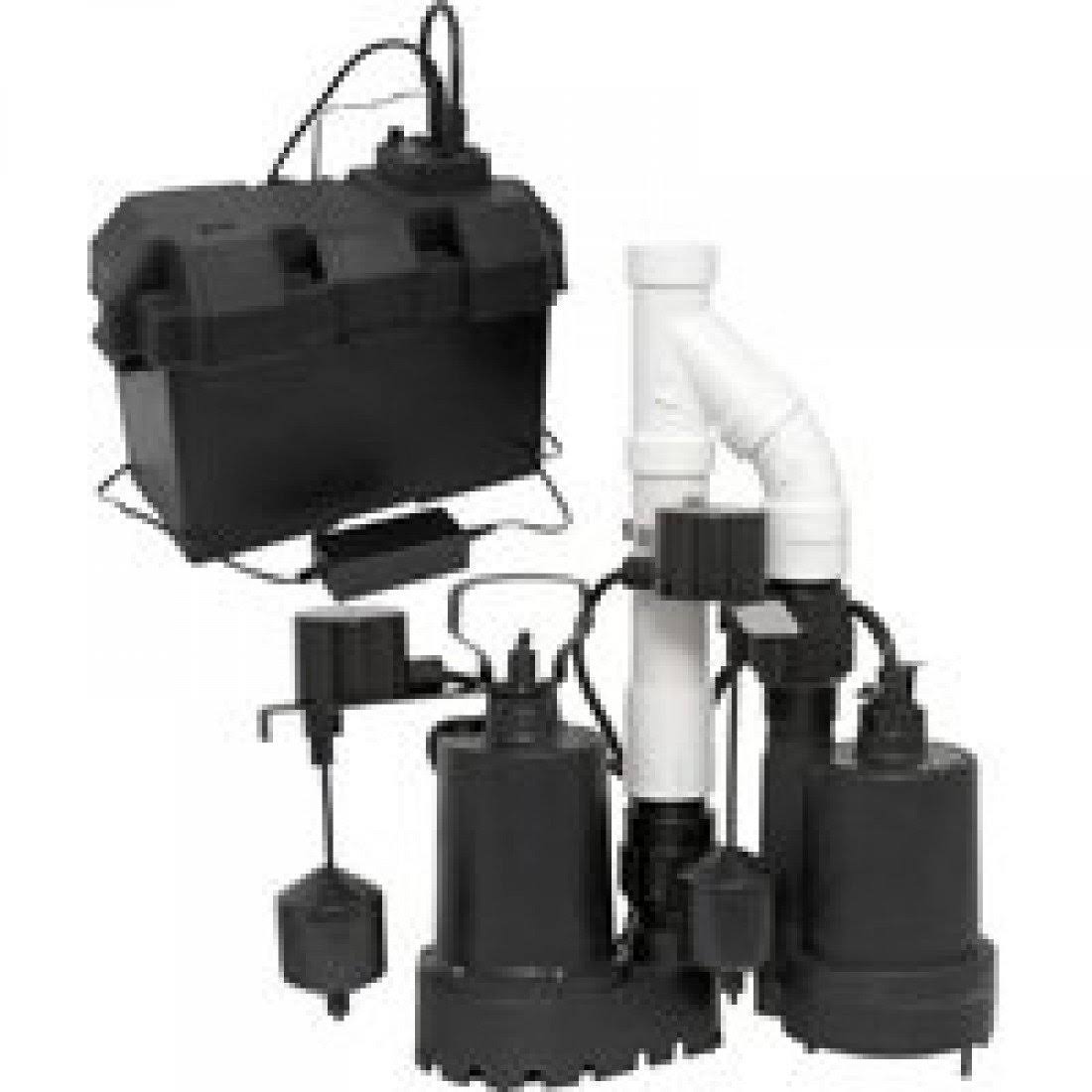 Superior Pre-Assembled Battery Backup Sump Pump Kit 92941