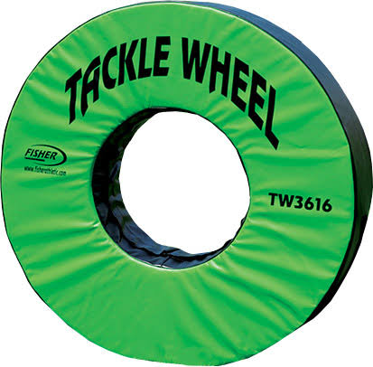 Fisher Football 36x22 Pursue and Tackle Wheel